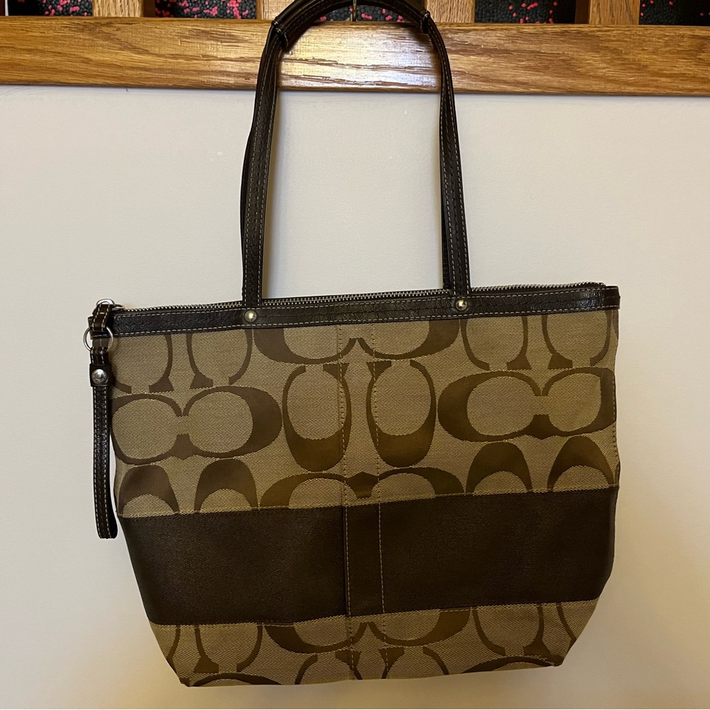 Coach Zipped Tote